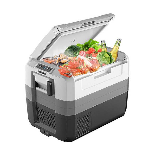 Mini refrigerador de frigorífico 4x4 portátil con congelador para acampar