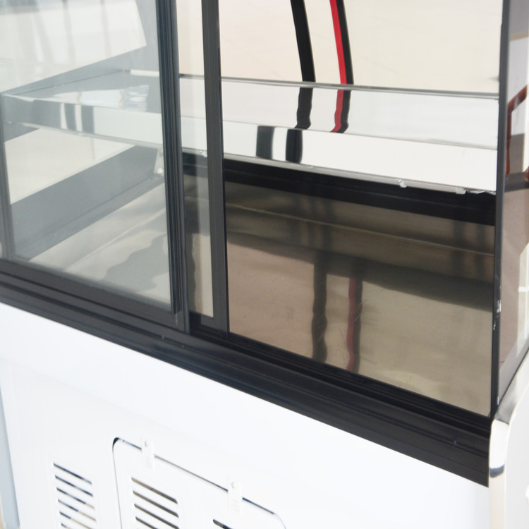 Deli Food Display Cooler Showcase con puerta de vidrio