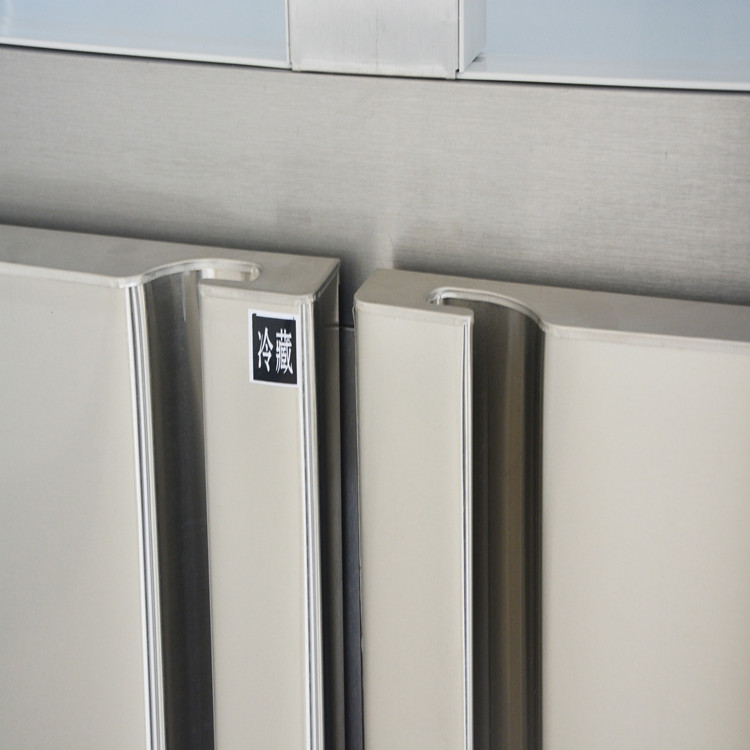 Congelador vertical forzado comercial de aire del hotel