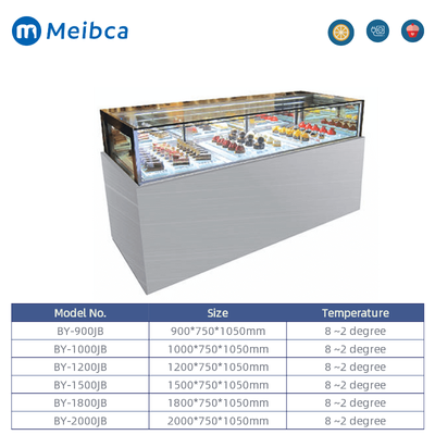 Enfriadores de gabinete con puerta de vidrio curvo para exhibición de